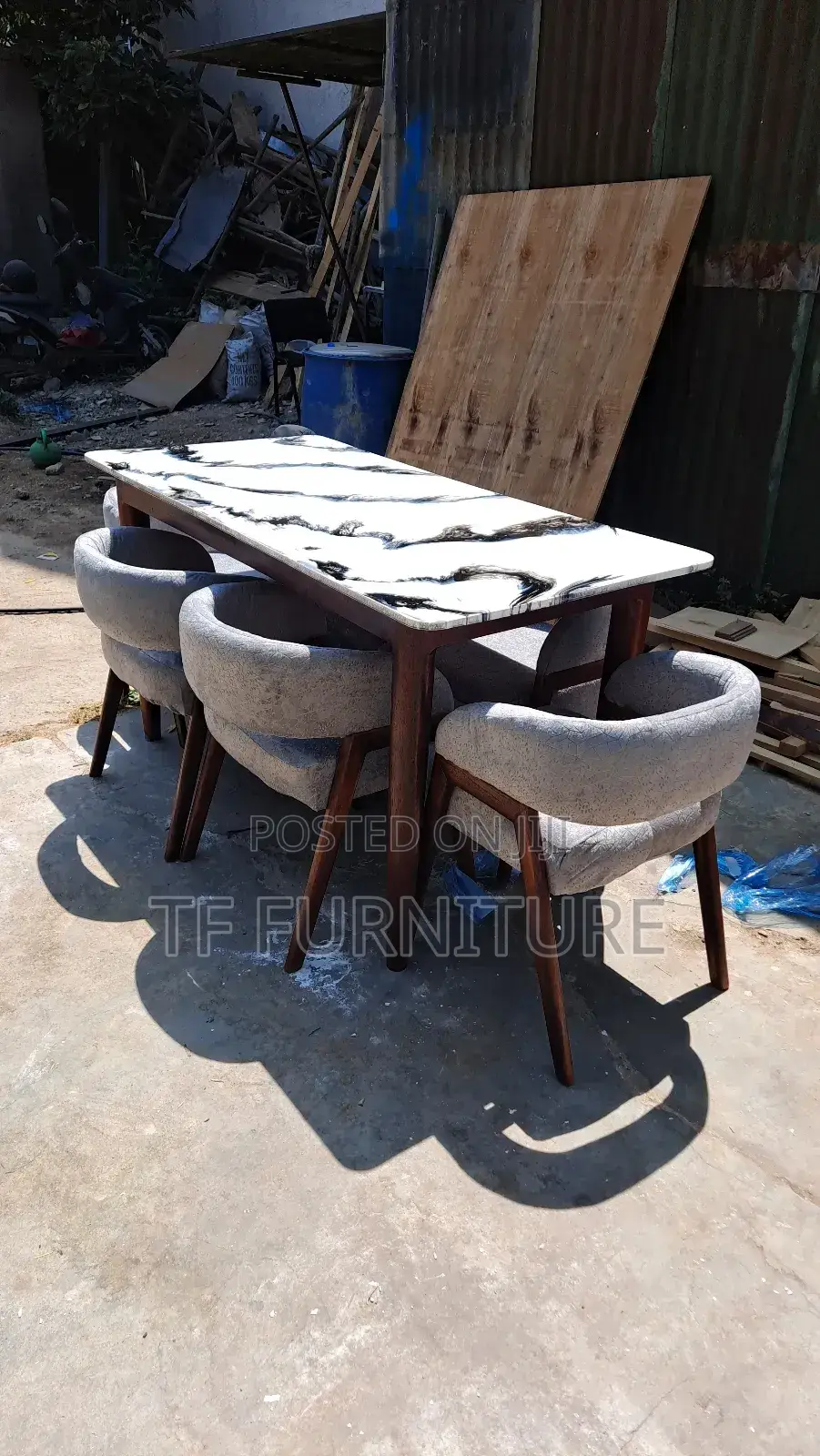 Dining Table With Epoxy