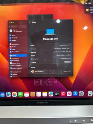 Laptop Apple MacBook Pro 2017 16GB Intel Core I7 SSD 512GB