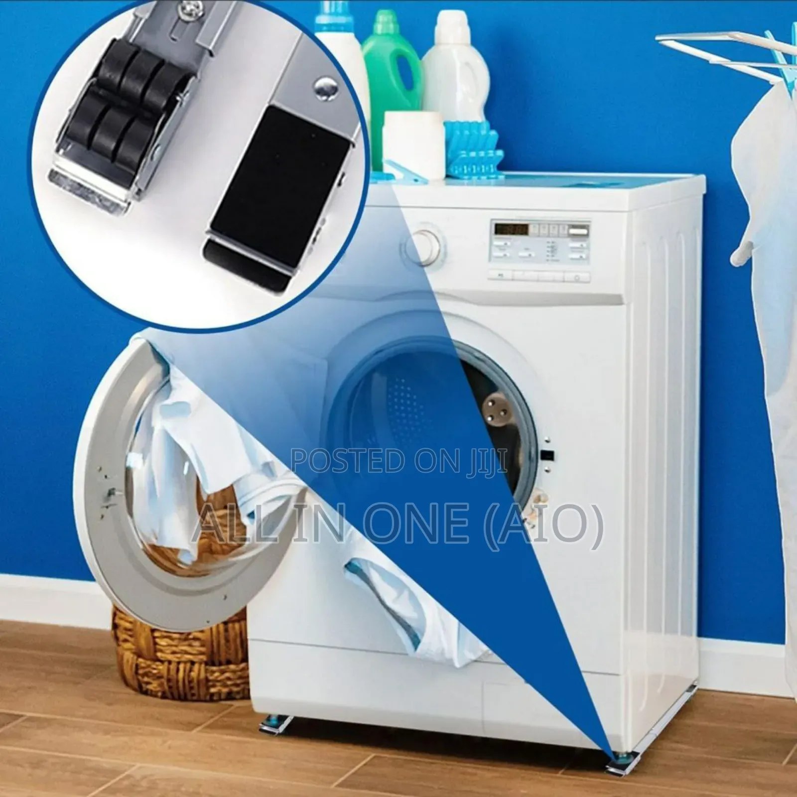 Adjustable Moving Roller Wheels Stand With Brake