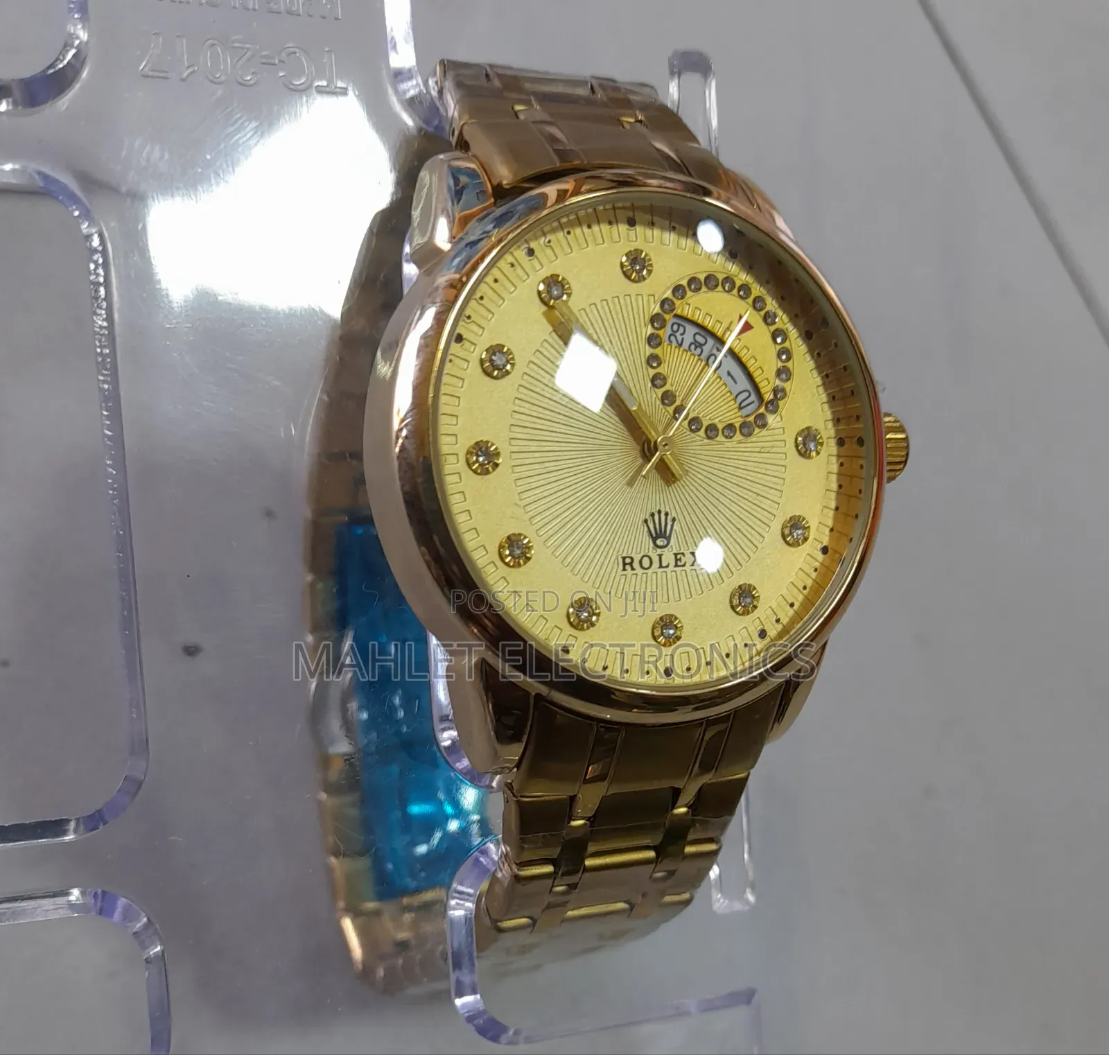 Golden Rolex Luxury የወንድ ሰዓት፡ ዘመን ተሻጋሪ ቅንጡ እና ትክክለኛ ሰዓት