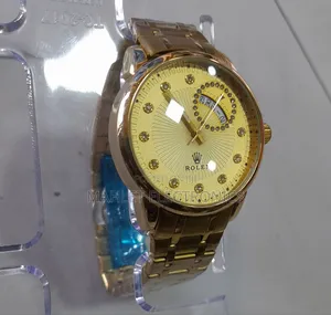 Golden Rolex Luxury የወንድ ሰዓት፡ ዘመን ተሻጋሪ ቅንጡ እና ትክክለኛ ሰዓት