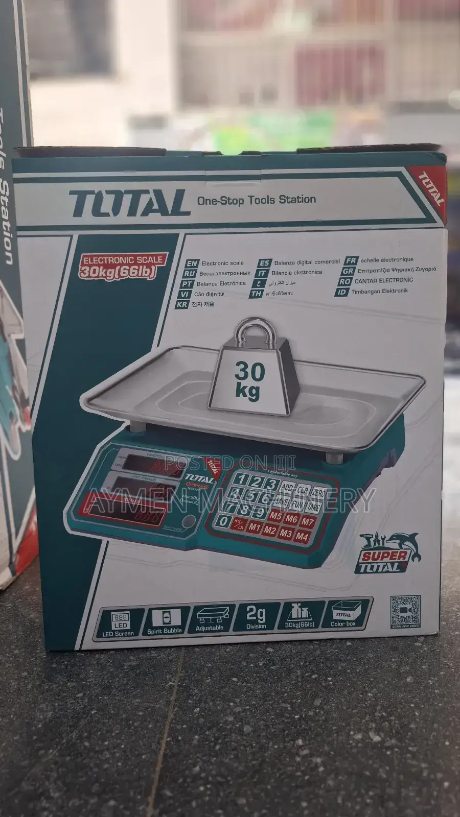 ቶታል ሚዛን 30ኪሎ Total Digital Scale 30kg