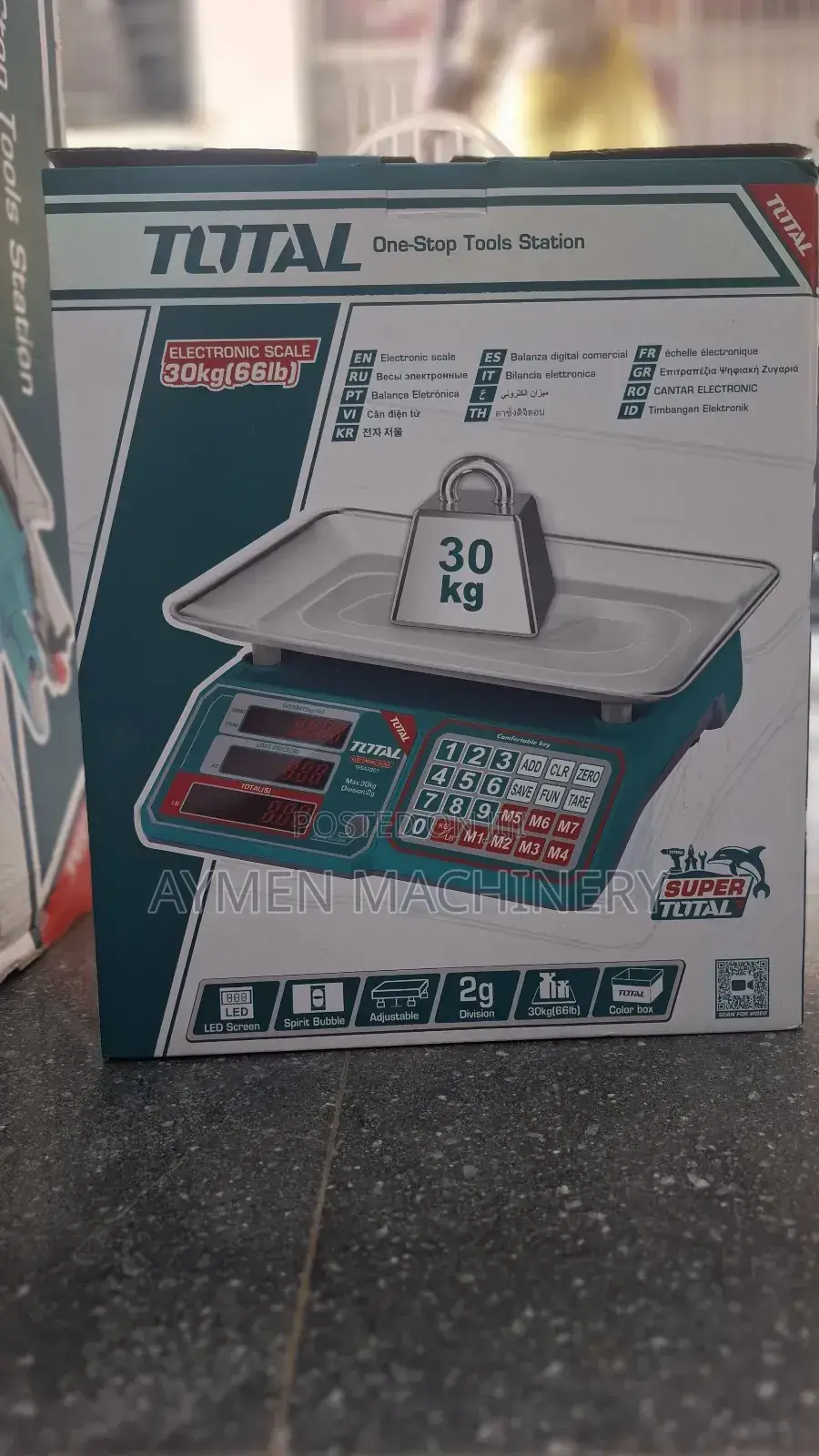 ቶታል ሚዛን 30ኪሎ Total Digital Scale 30kg