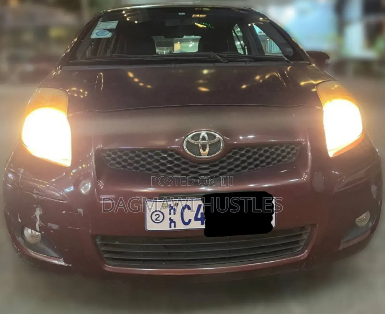 Toyota Yaris 2010 Burgundy