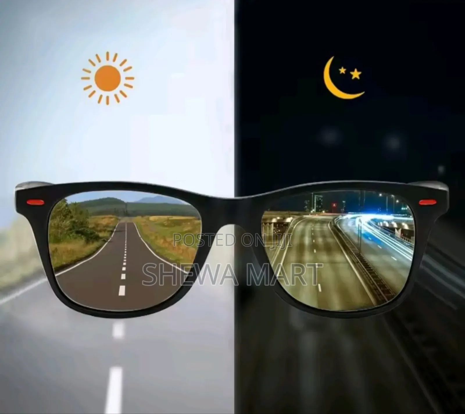 Night Vision Glasses for Driving Fishing Cycling Photochromic Polarize