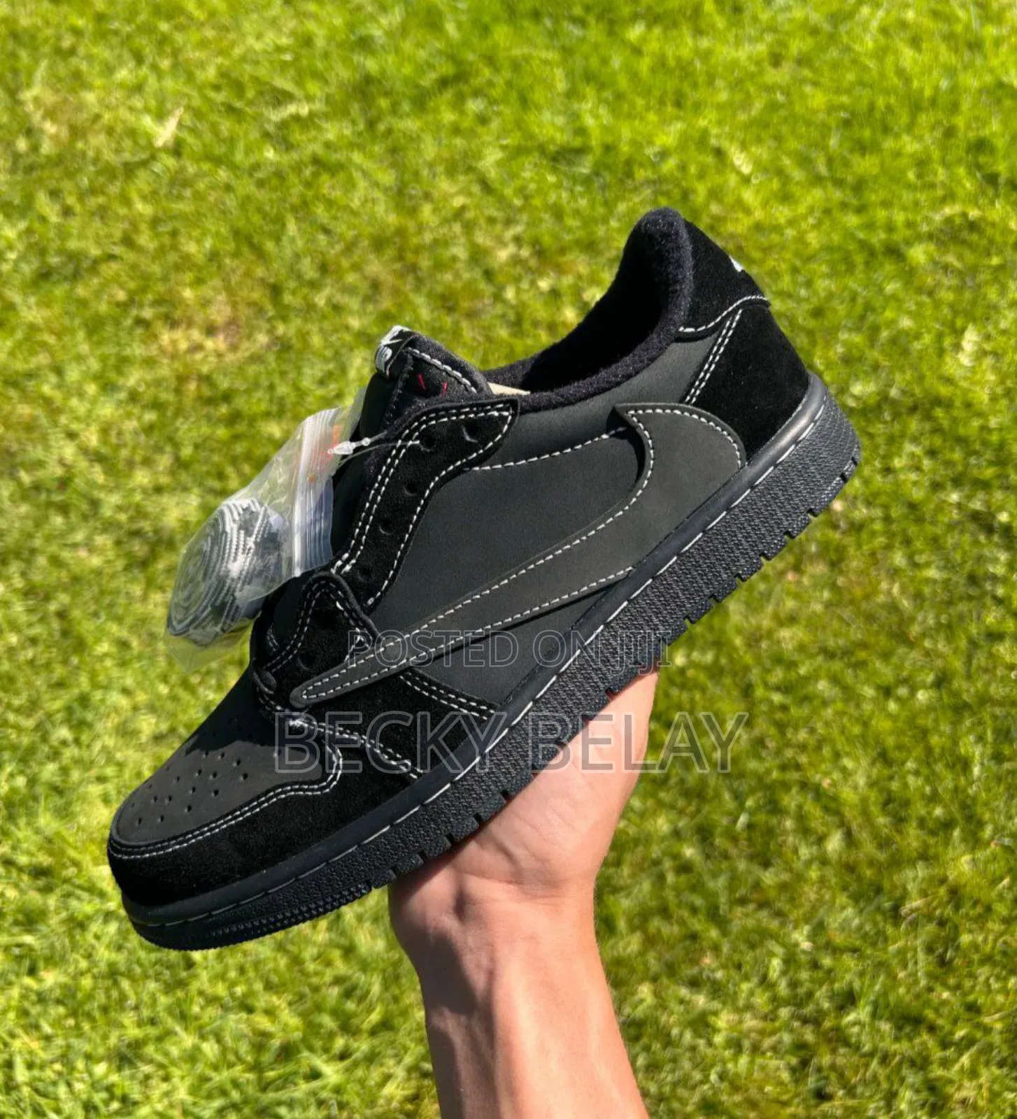 Jordan Travis Scott Black Phantom Shoes