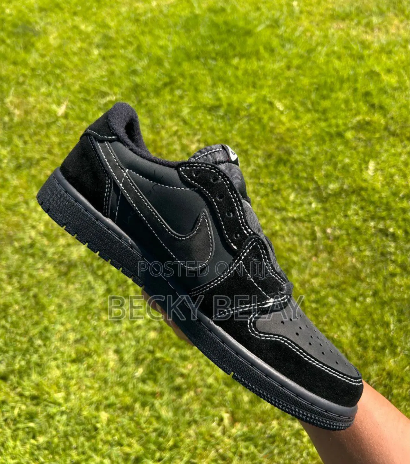 Jordan Travis Scott Black Phantom Shoes