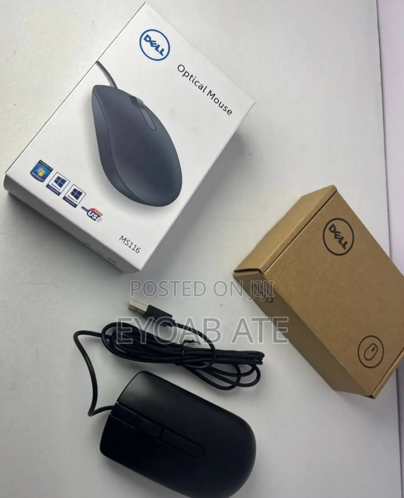 Dell Ms116 Wired Optical Mouse