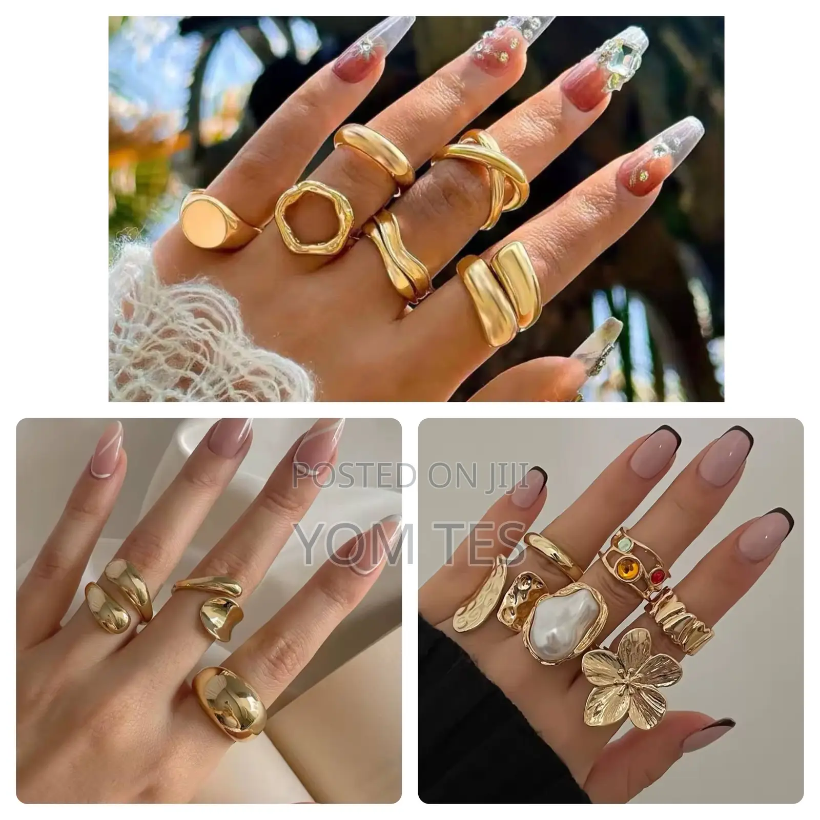 Earrings & Rings Different Choice