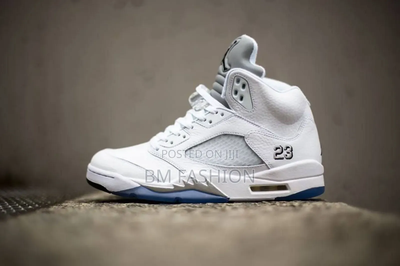Air Jordan 5 Retro "Metallic White" Sneakers