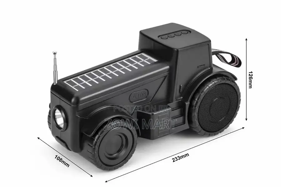 Yg-A108 Solar Bluetooth Speaker – Wireless, Portable, Fm Radio