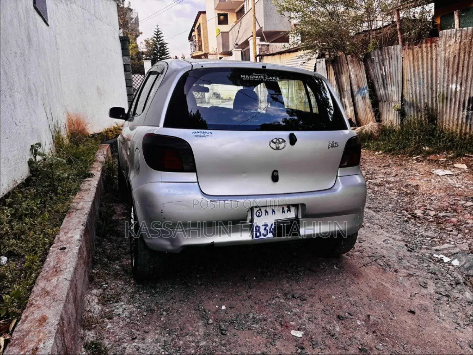 Toyota Vitz 1.0 FWD 5dr 2001 Silver