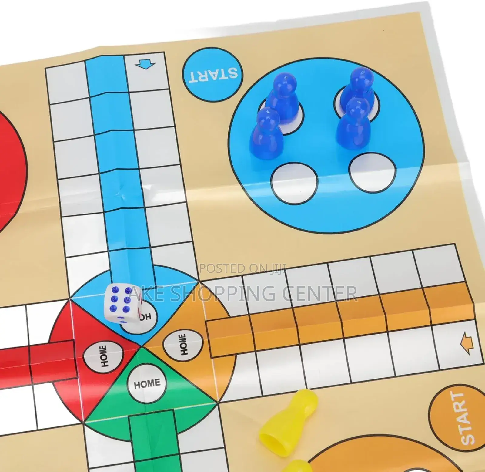 2in1 Game Board 2በ1 ጨዋታ Ludo + Snakes Ladders Game