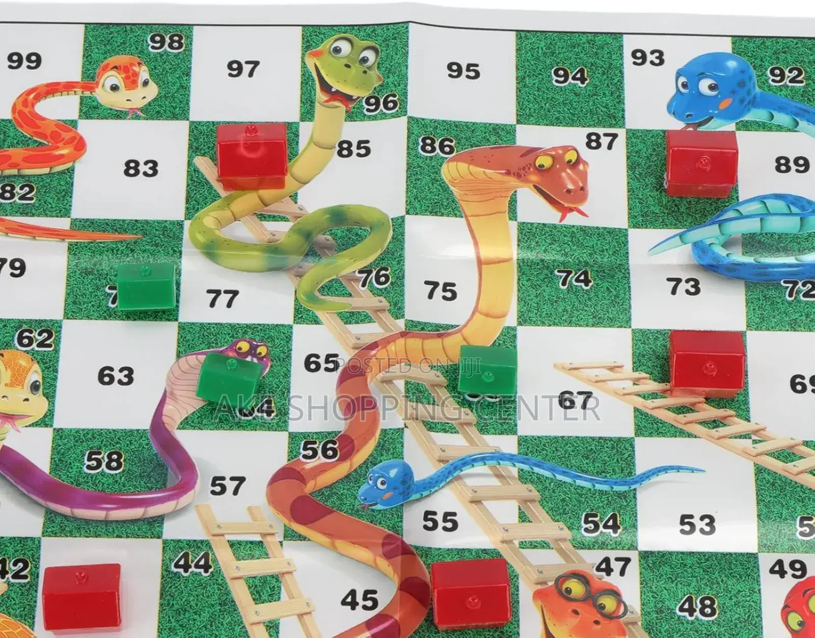 2in1 Game Board 2በ1 ጨዋታ Ludo + Snakes Ladders Game