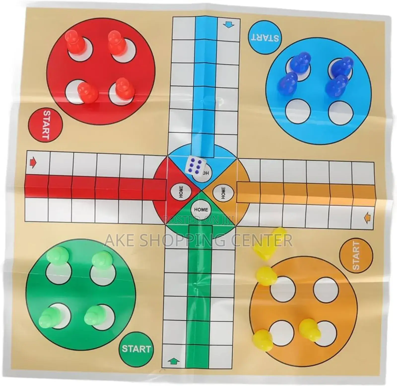 2in1 Game Board 2በ1 ጨዋታ Ludo + Snakes Ladders Game