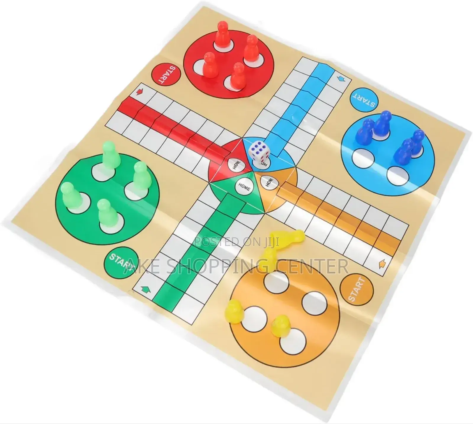 2in1 Game Board 2በ1 ጨዋታ Ludo + Snakes Ladders Game