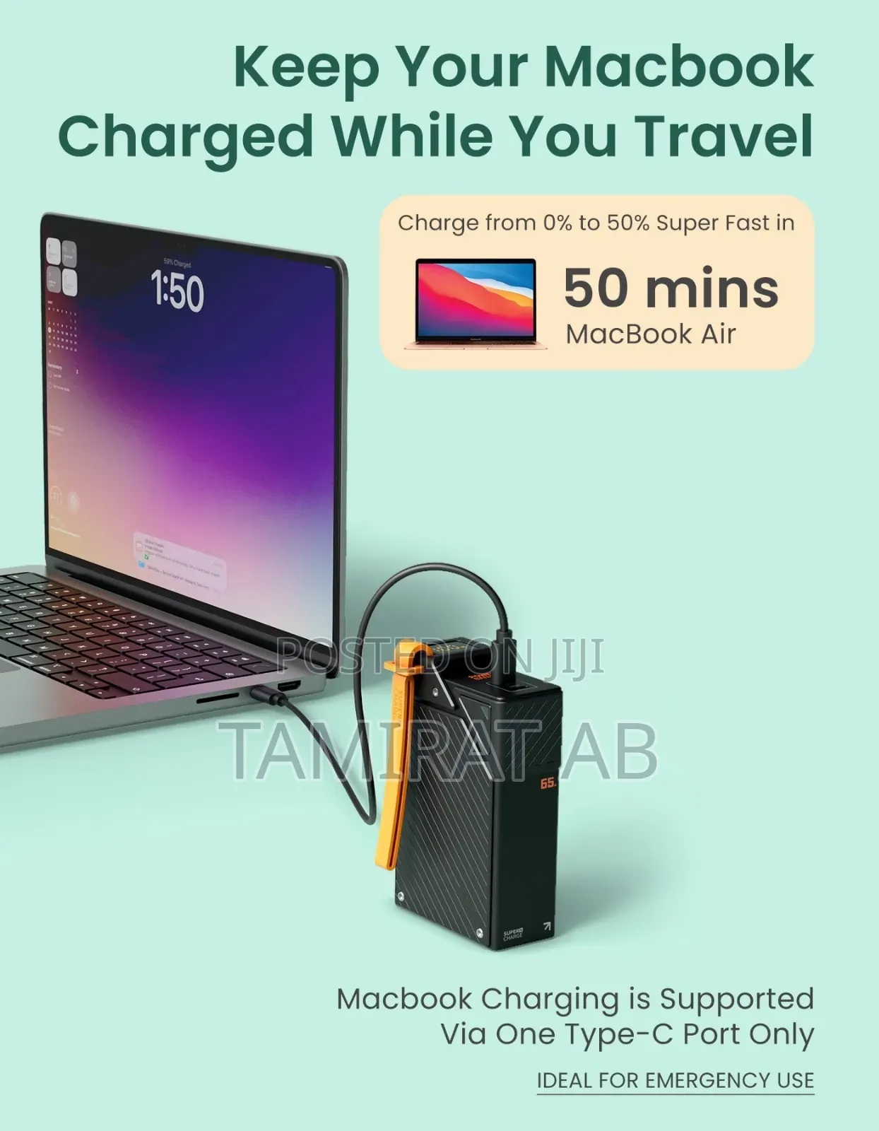 Yesido 20000mah Portable 65w Fast Charging Powerbank Smartphone/Laptop