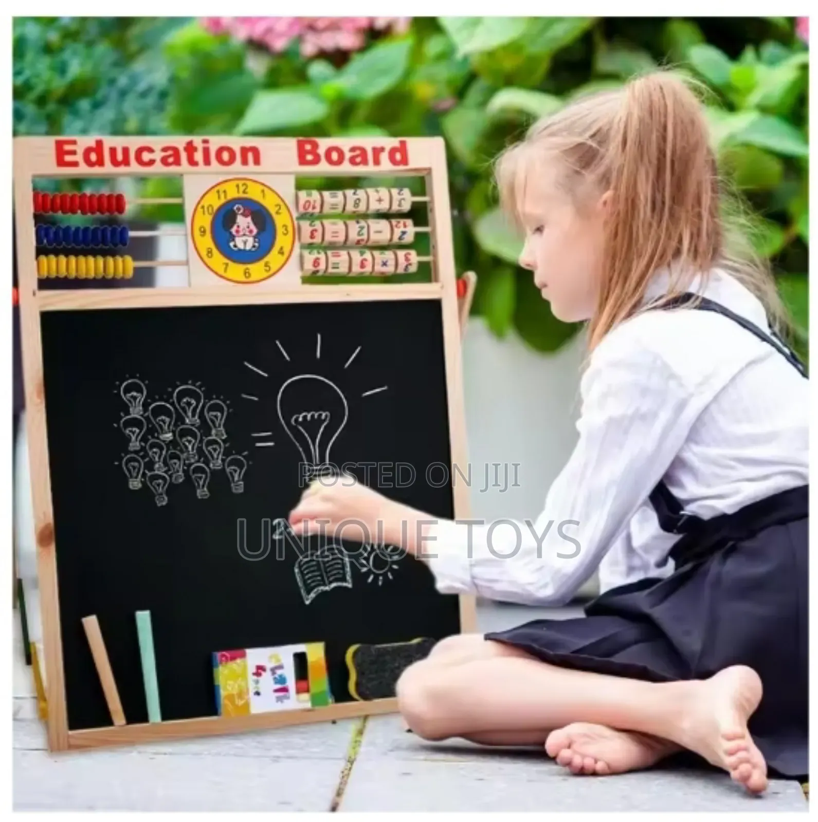 Multi-Functional Wooden Magnetic Educational Board