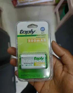 Photo - Toply 9v Rechargeable Battery.