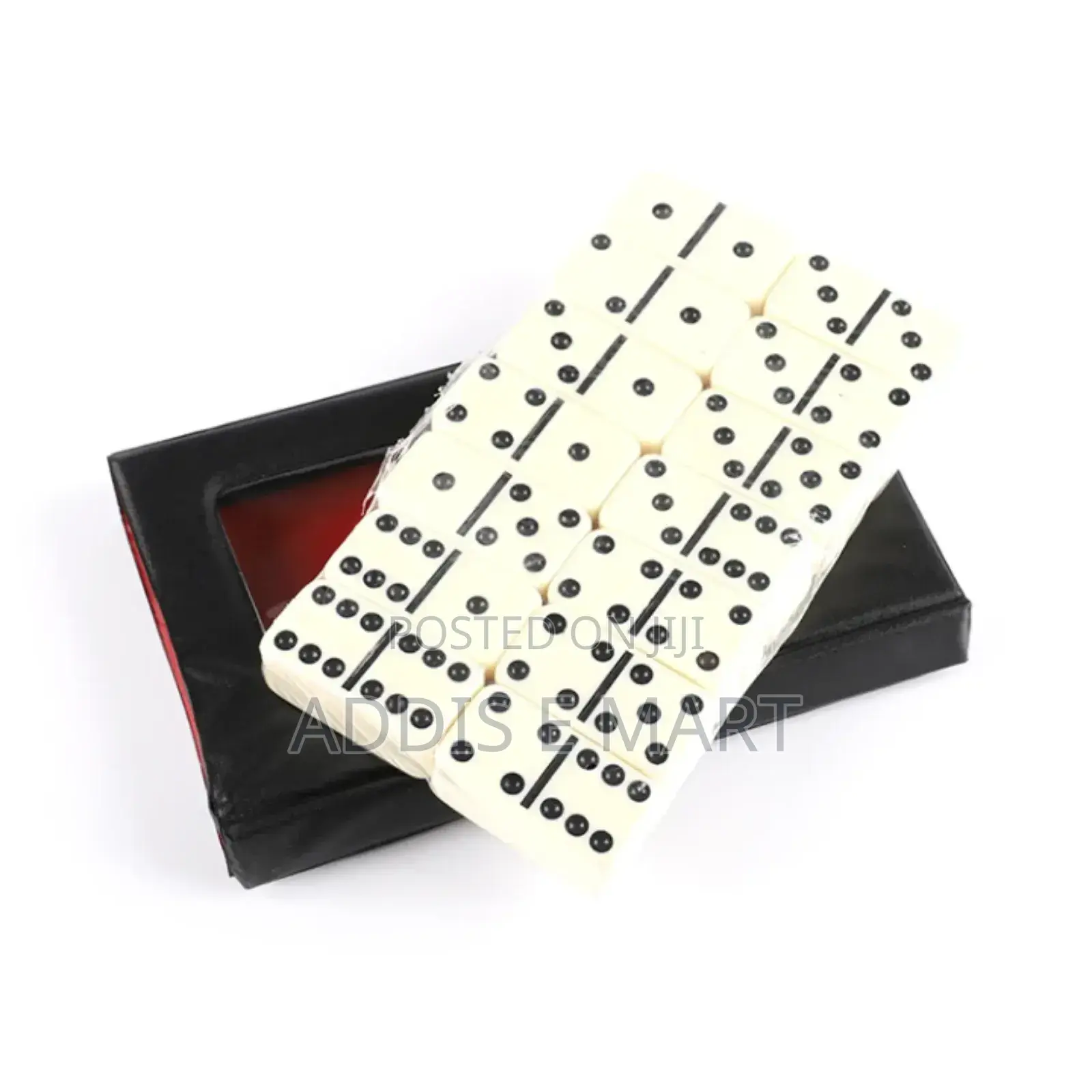 Dominoes Set 28 Pcs Double Six Ivory Color