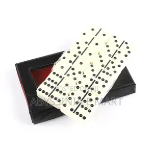 Dominoes Set 28 Pcs Double Six Ivory Color