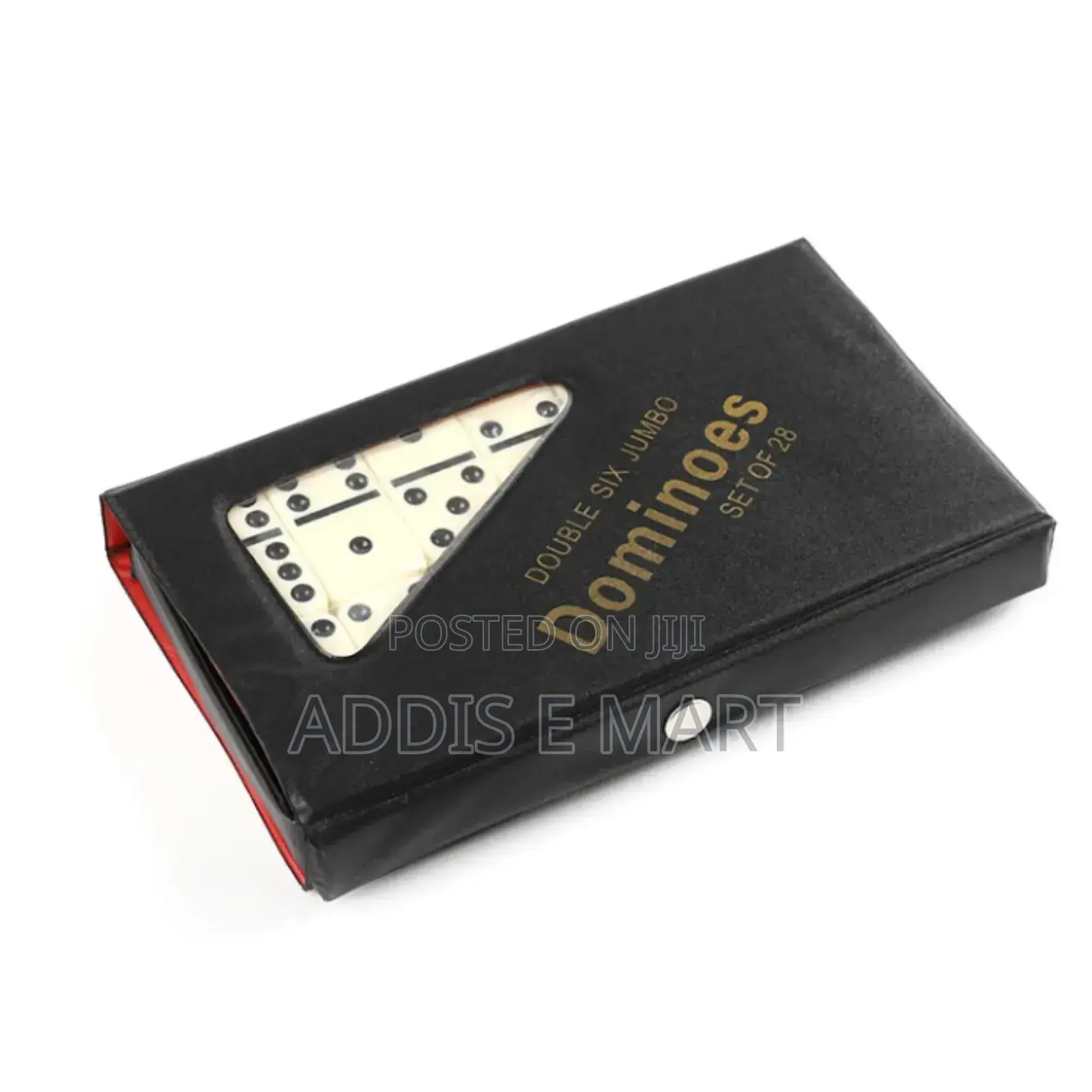 Dominoes Set 28 Pcs Double Six Ivory Color