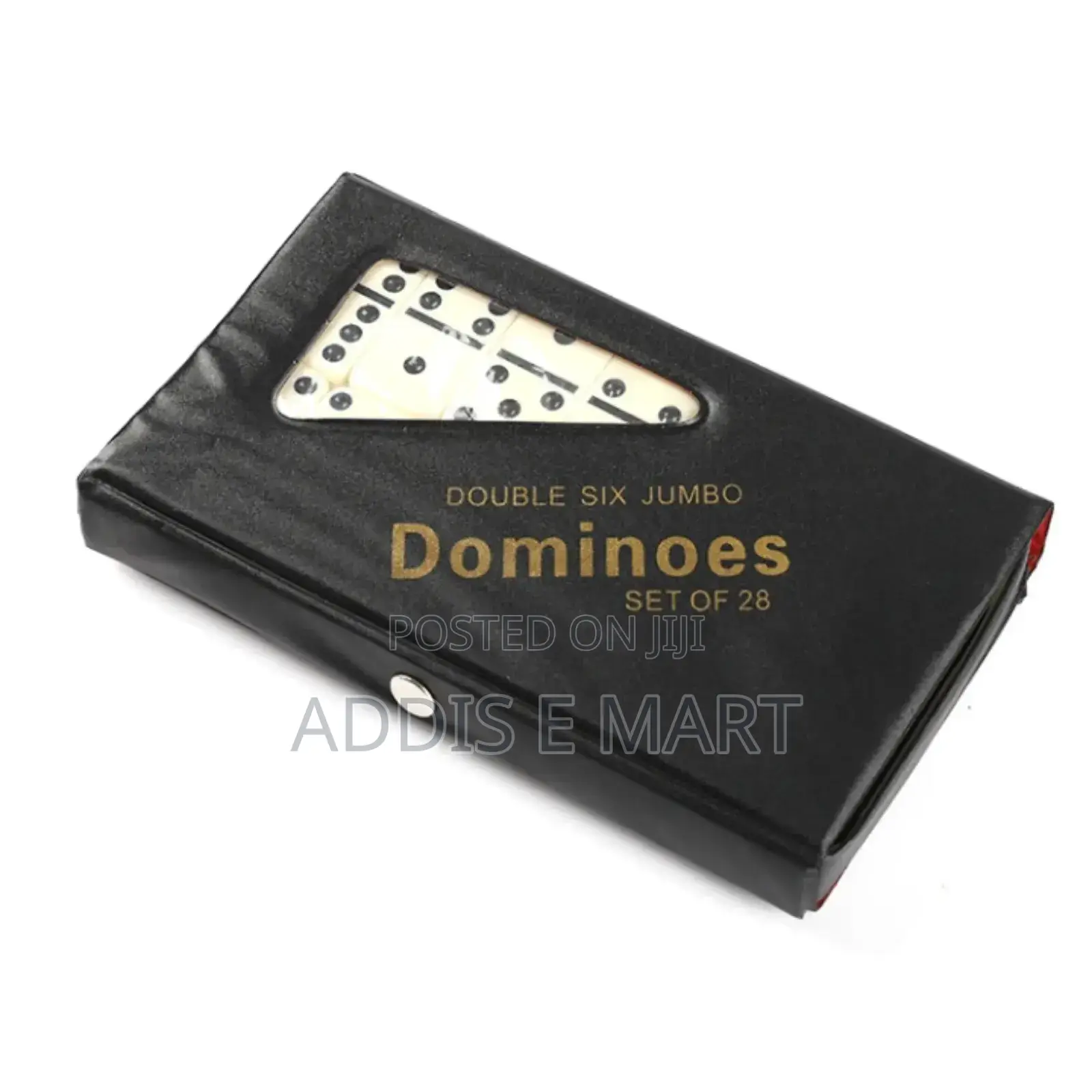 Dominoes Set 28 Pcs Double Six Ivory Color