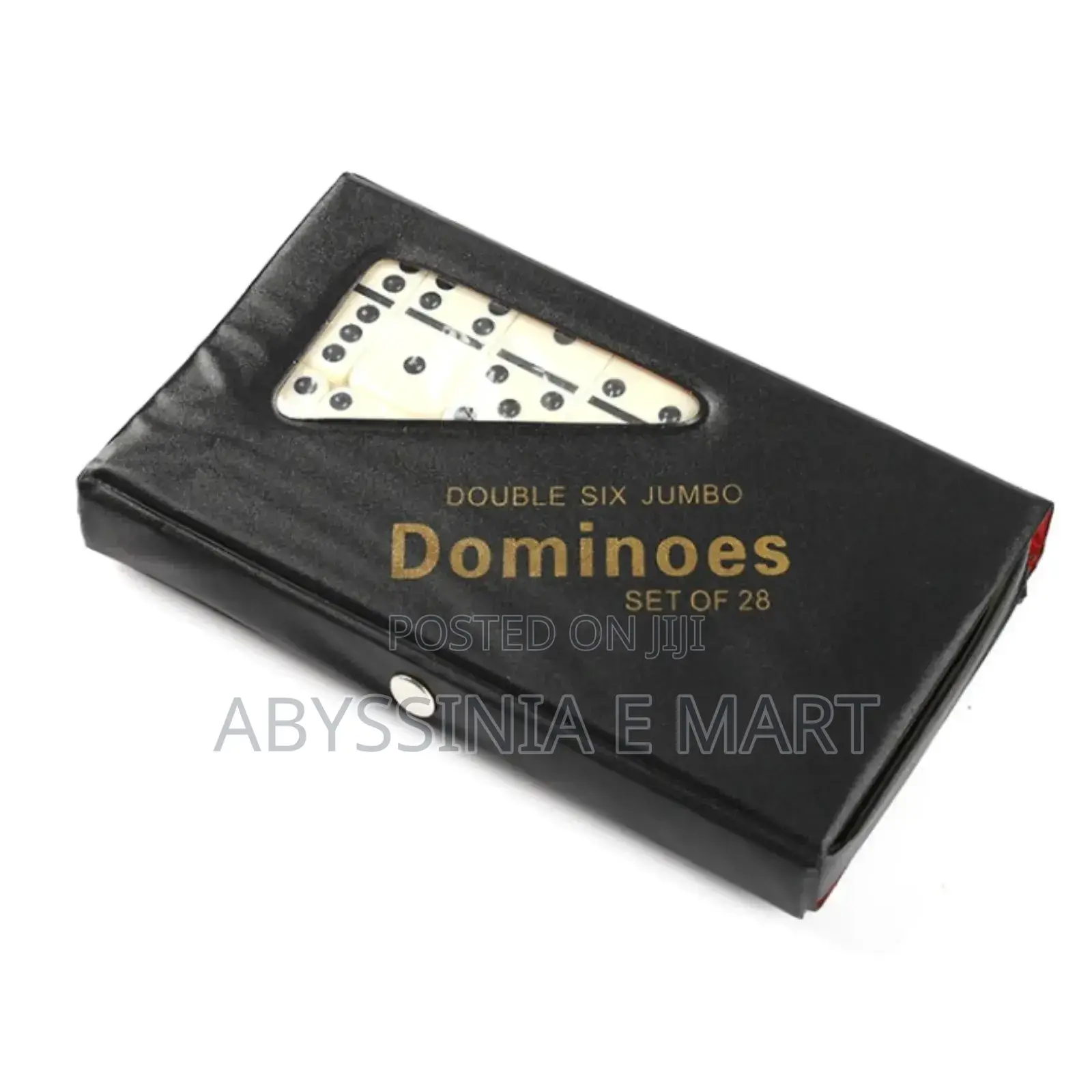Dominoes Set 28 Pcs Double Six Ivory Color