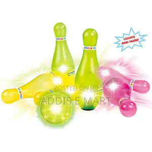 Children's Bowling Set With Lights And Music