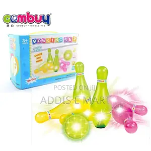 Children's Bowling Set With Lights And Music