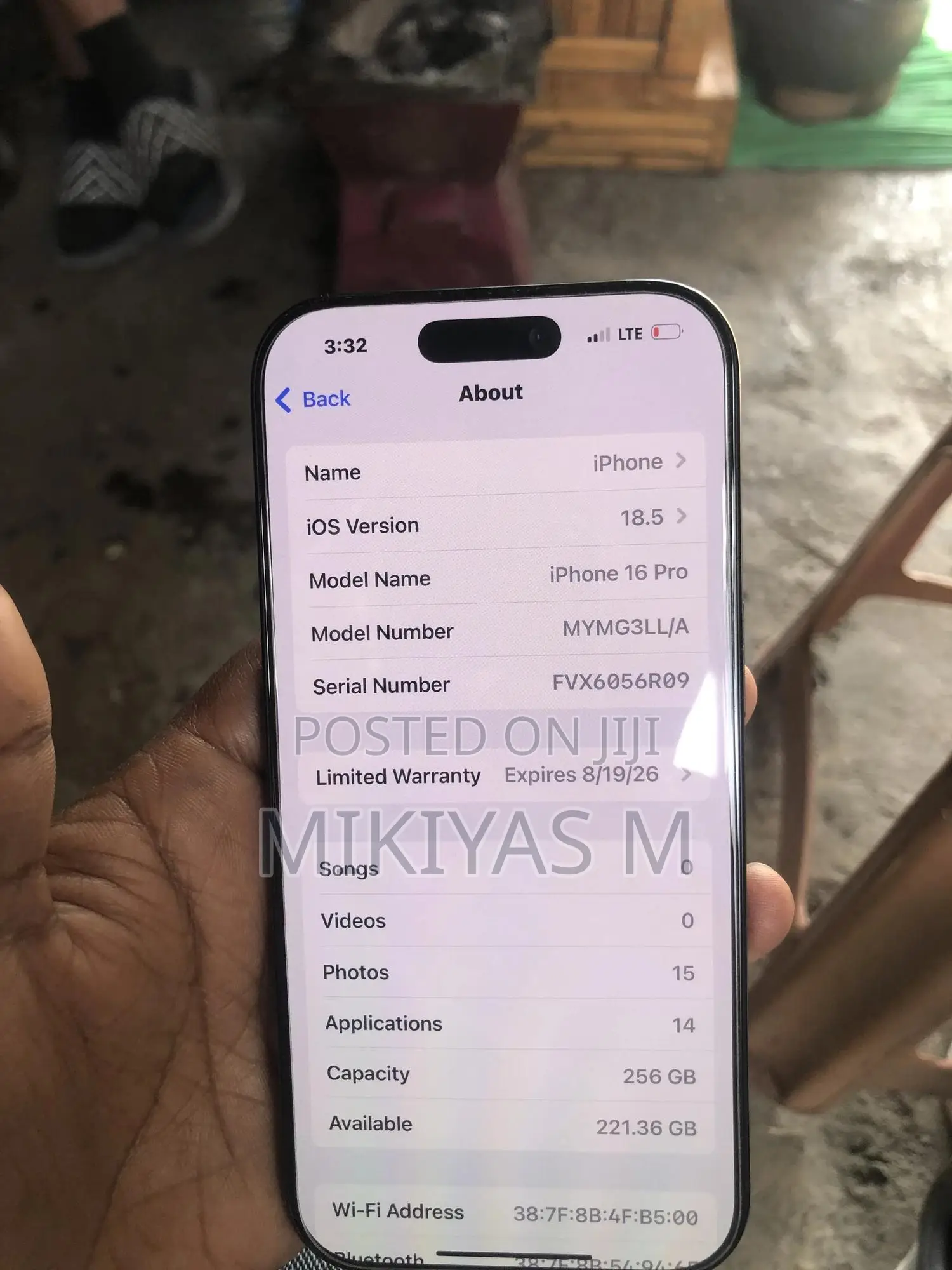 New Apple iPhone 16 Pro 256 GB Silver