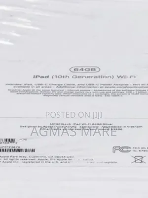 New Apple iPad (2022) 64 GB