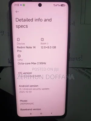 Photo - Xiaomi Redmi Note 14 Pro 5G 256 GB Black