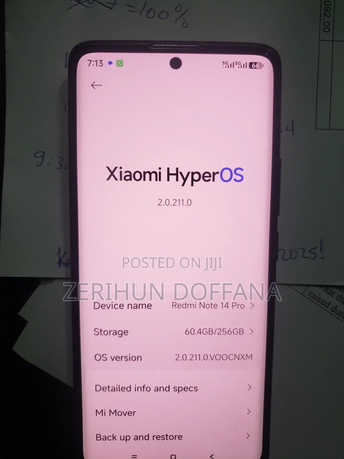 Xiaomi Redmi Note 14 Pro 5G 256 GB Black