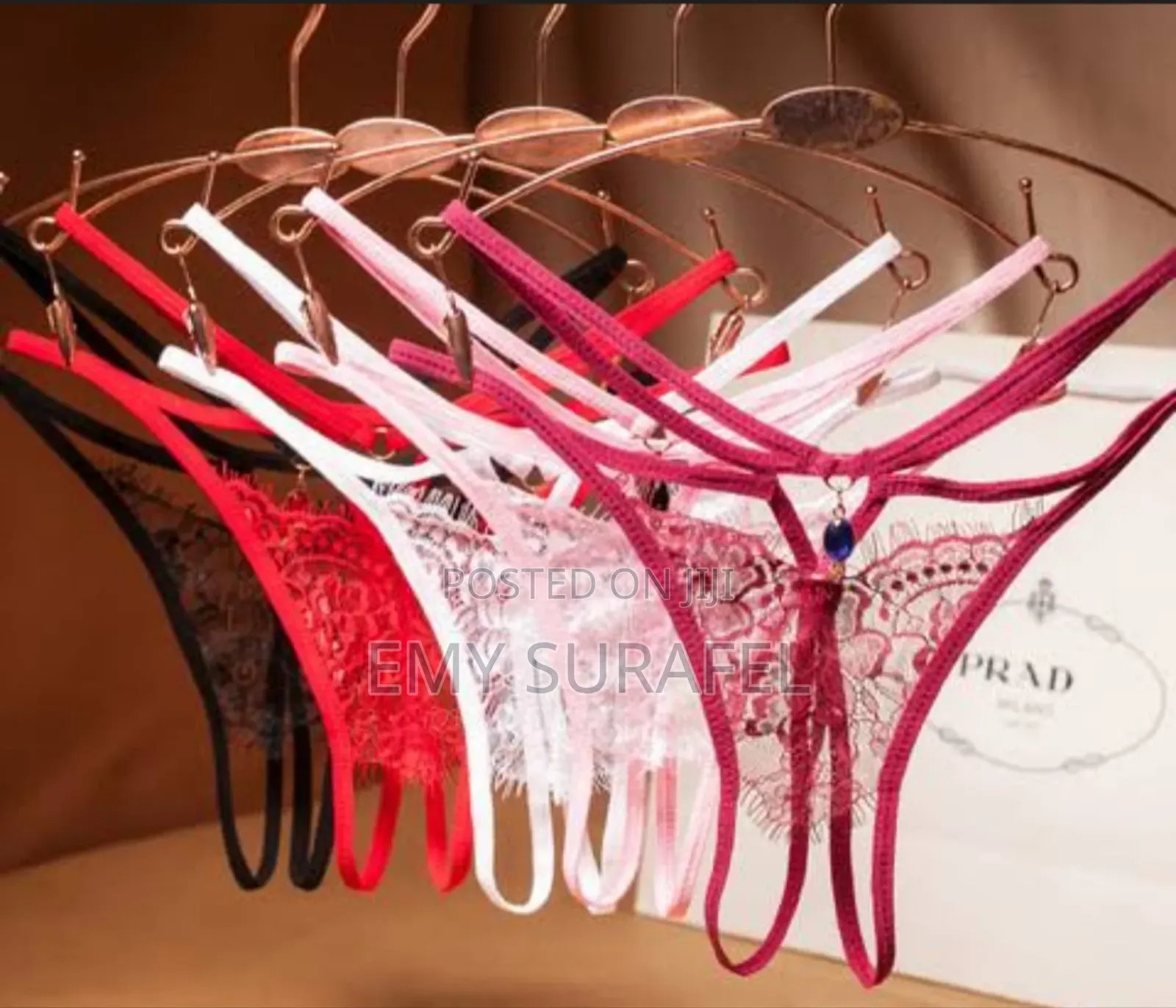 Crotchless and Pearl Thong Panties