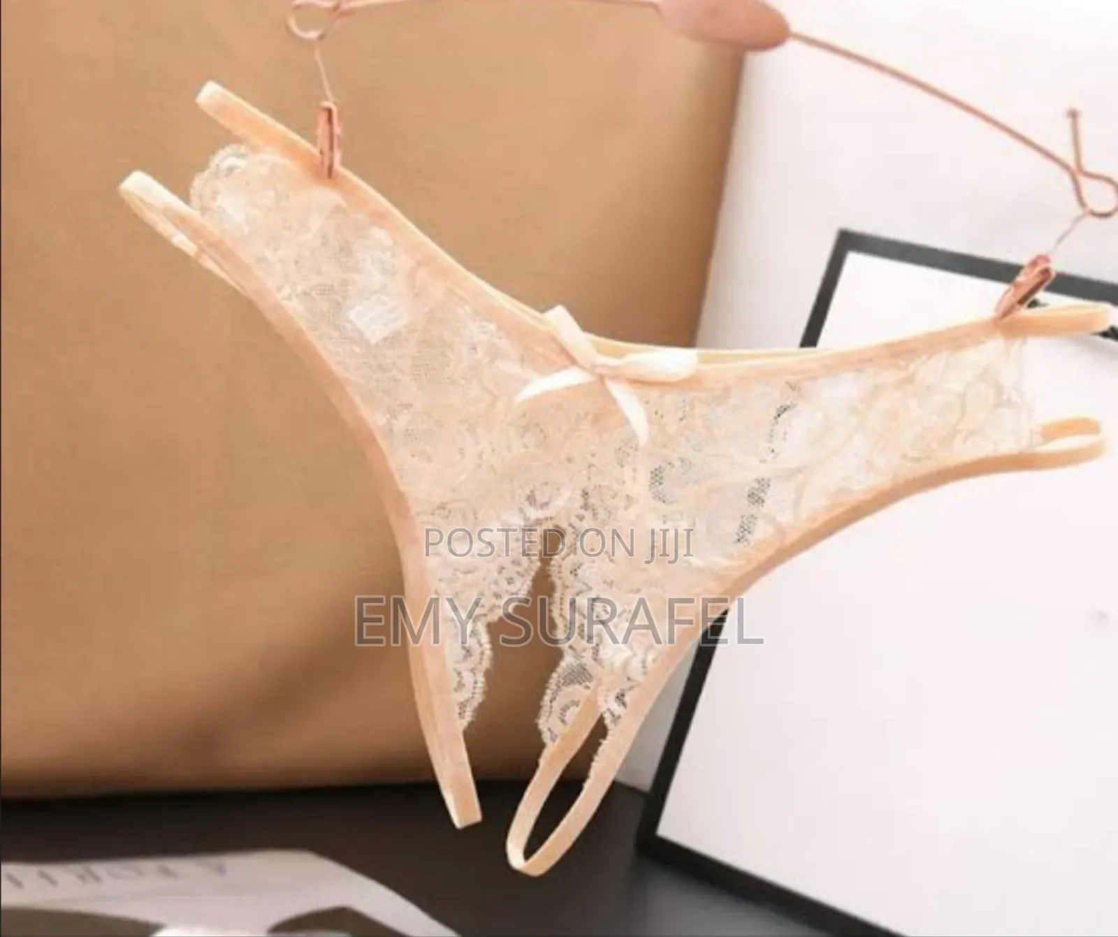 Crotchless and Pearl Thong Panties