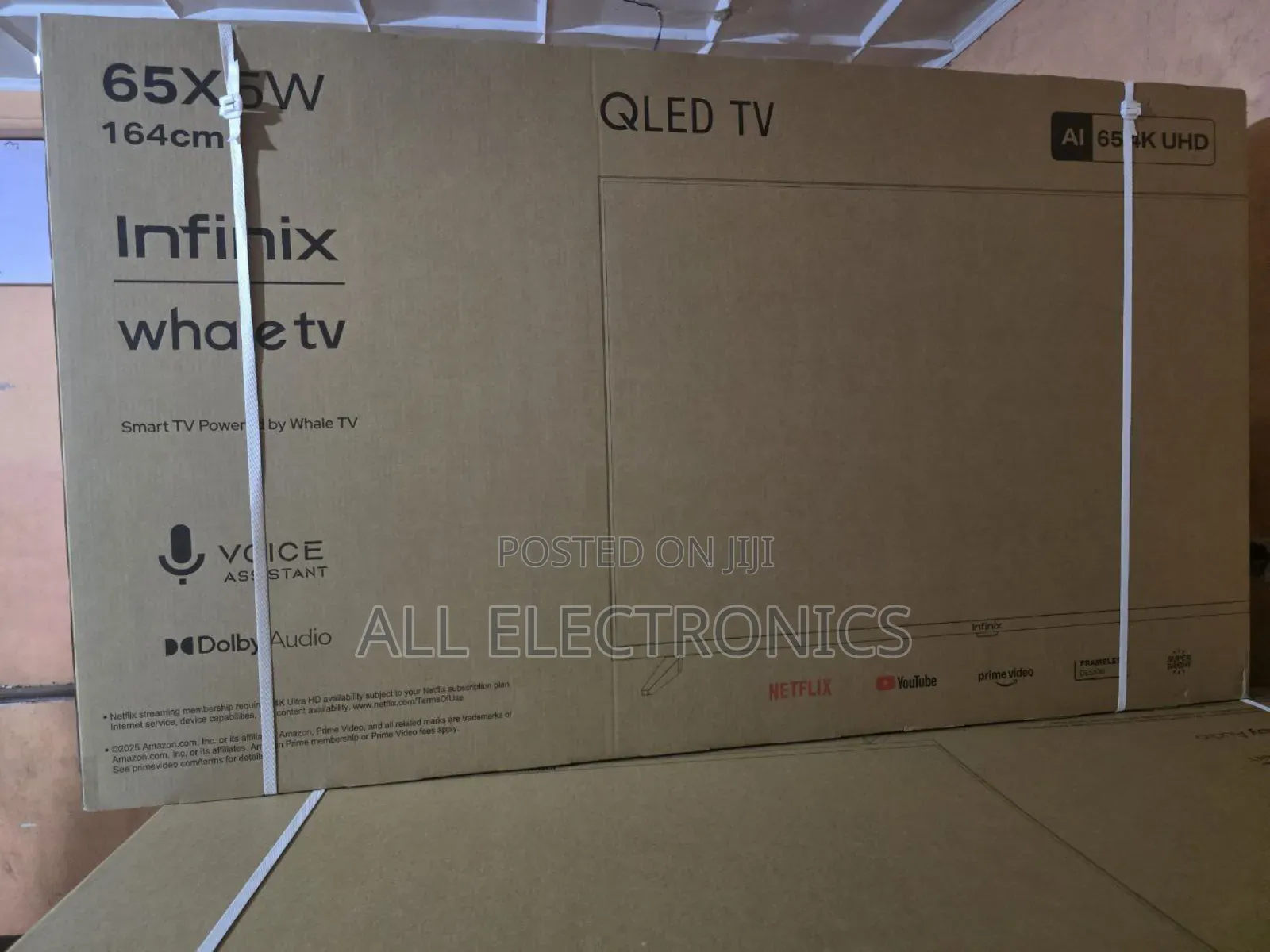 Infinix"65"Inch Whae Tv Smart 65.