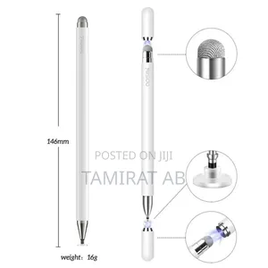 Photo - Yesido St02 2 in 1 Disc Touch Passive Capacitive Stylus Pen – White