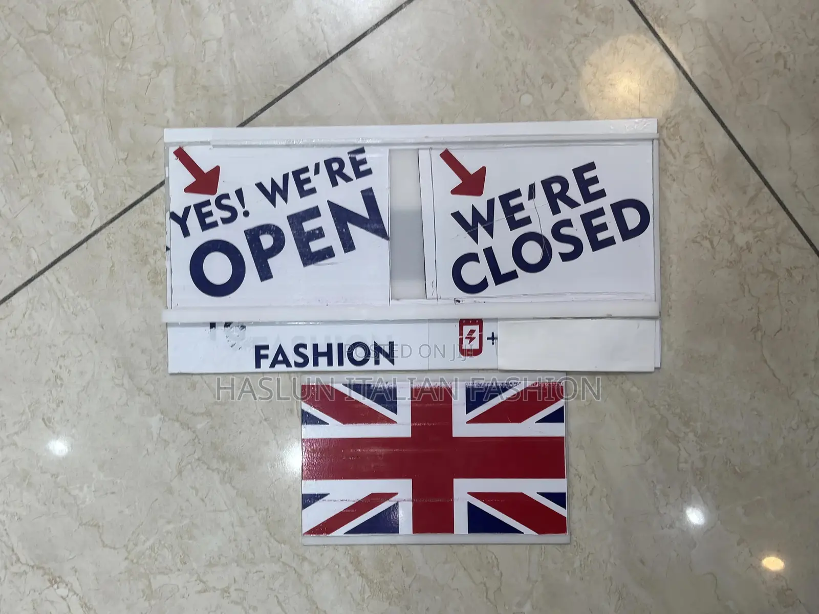 Shop Door Sign England Fashion