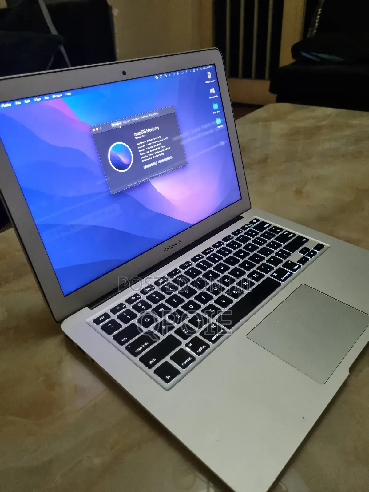 Laptop Apple MacBook Air 8GB Intel Core I5 SSD 256GB