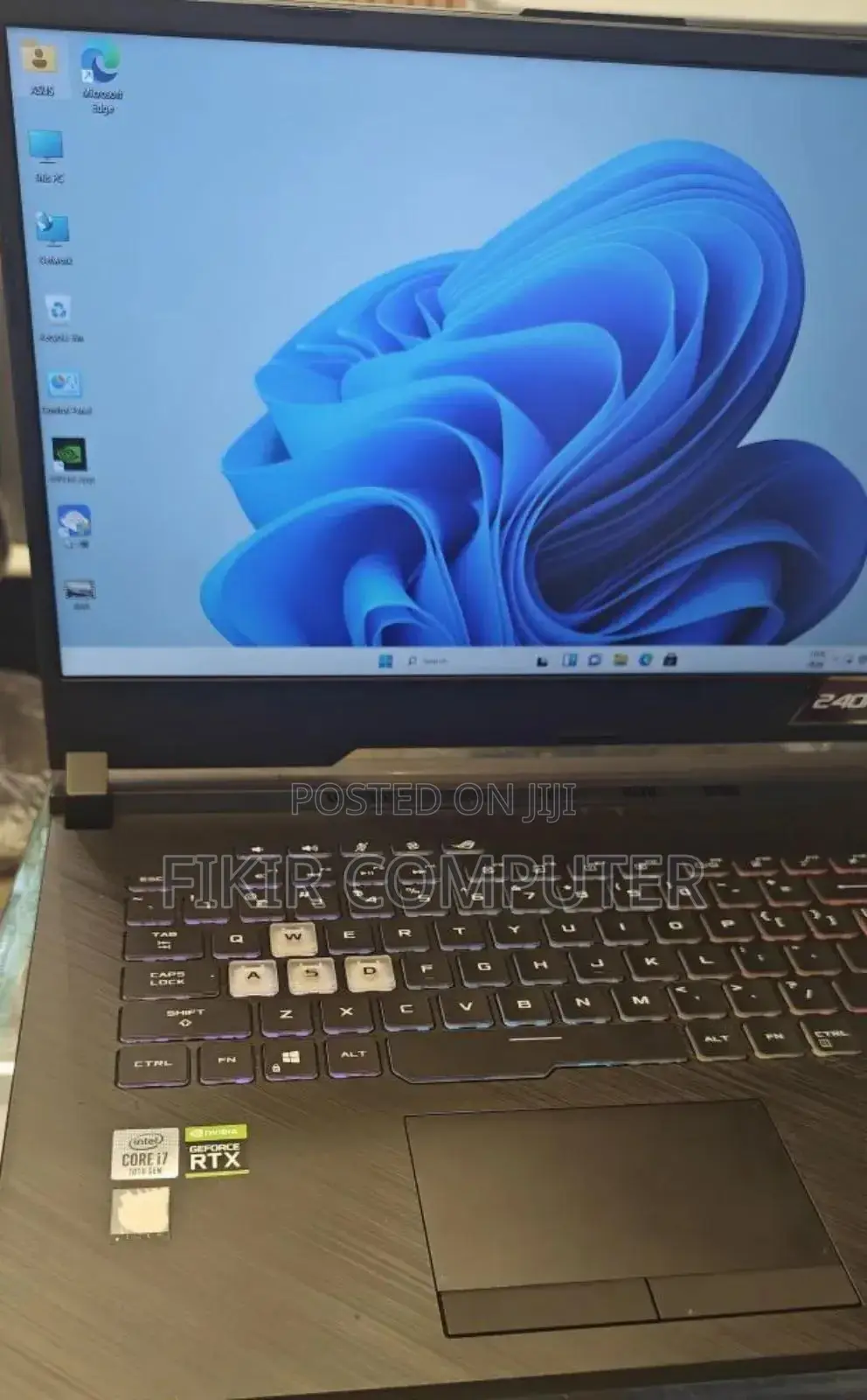 New Laptop Asus ROG Strix G15 16GB Intel Core I7 SSD 512GB