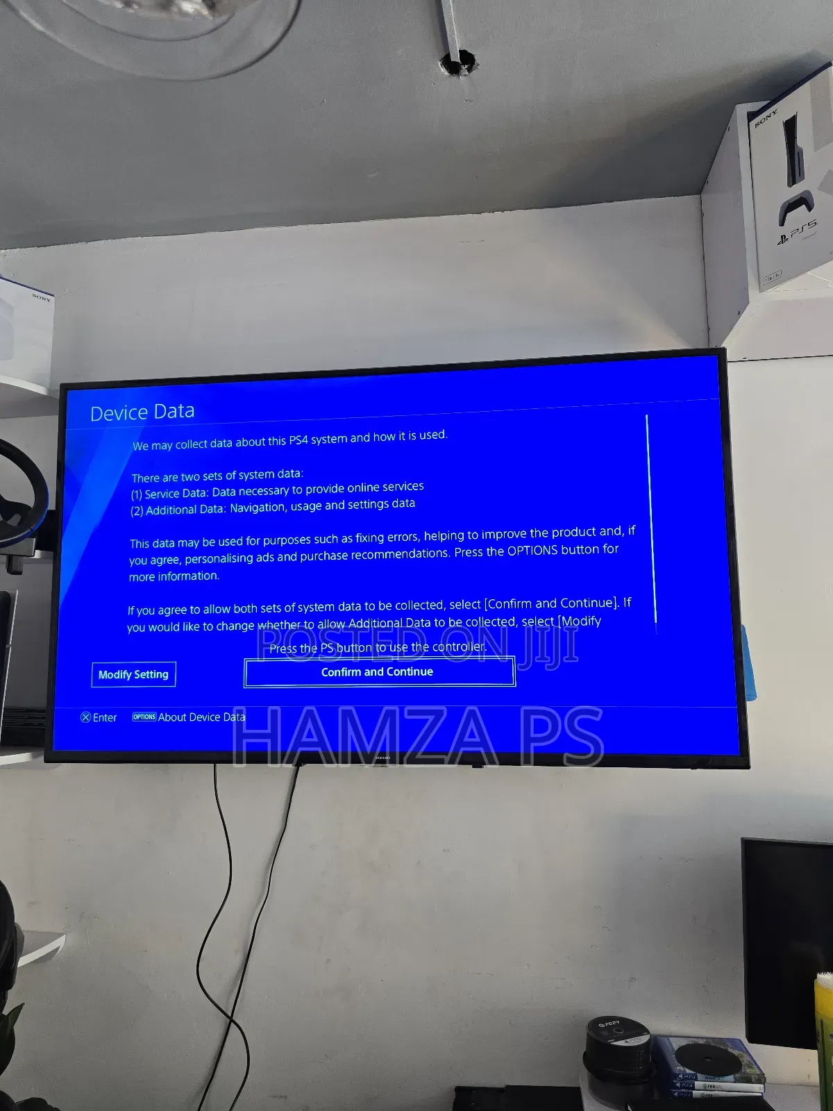 Sony Playstation 4 Slim አስገብተናል