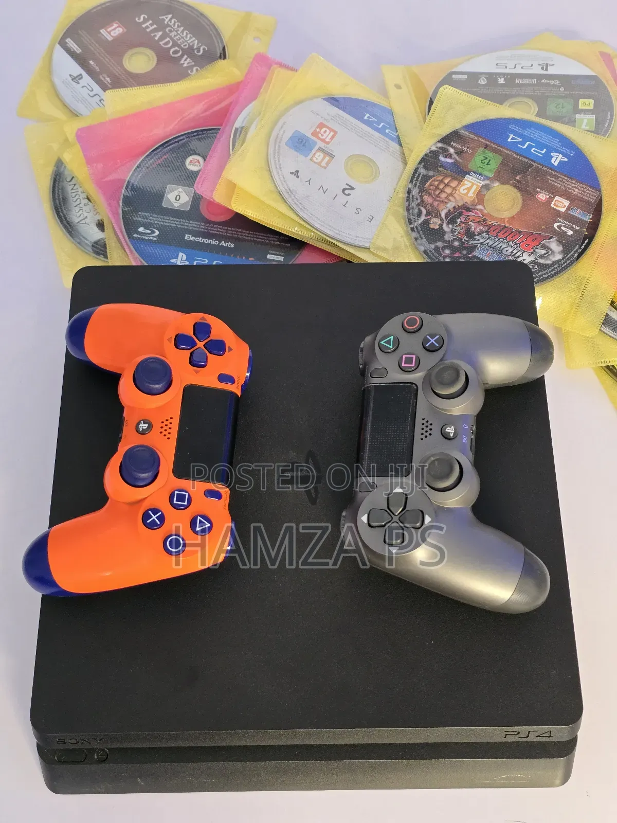 Ps4 Slim Jailbreak 500gb and 2 Gamepad