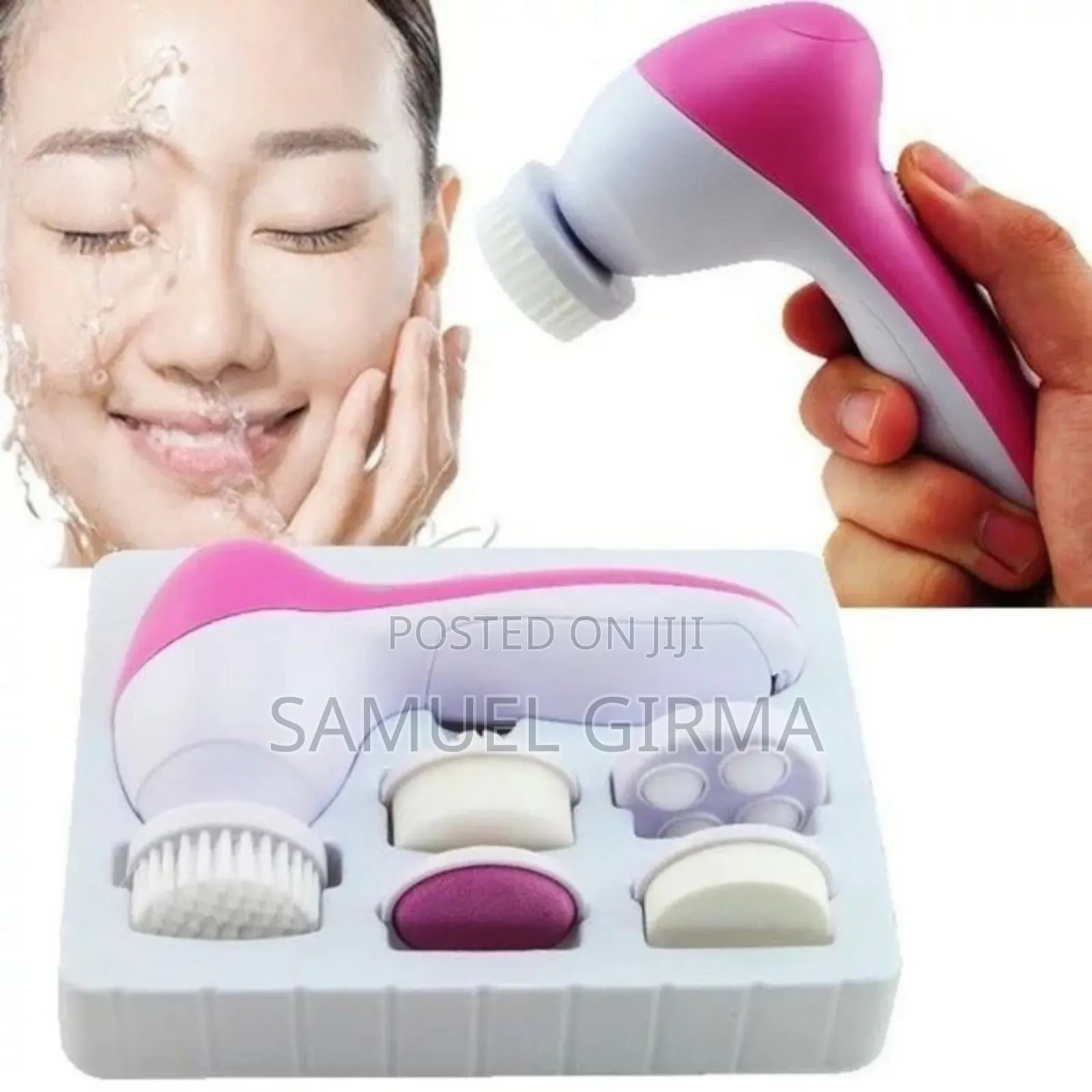 #አምስት_ተቀያያሪ_ብሩሾች_ያሉትbeauty Care Massager