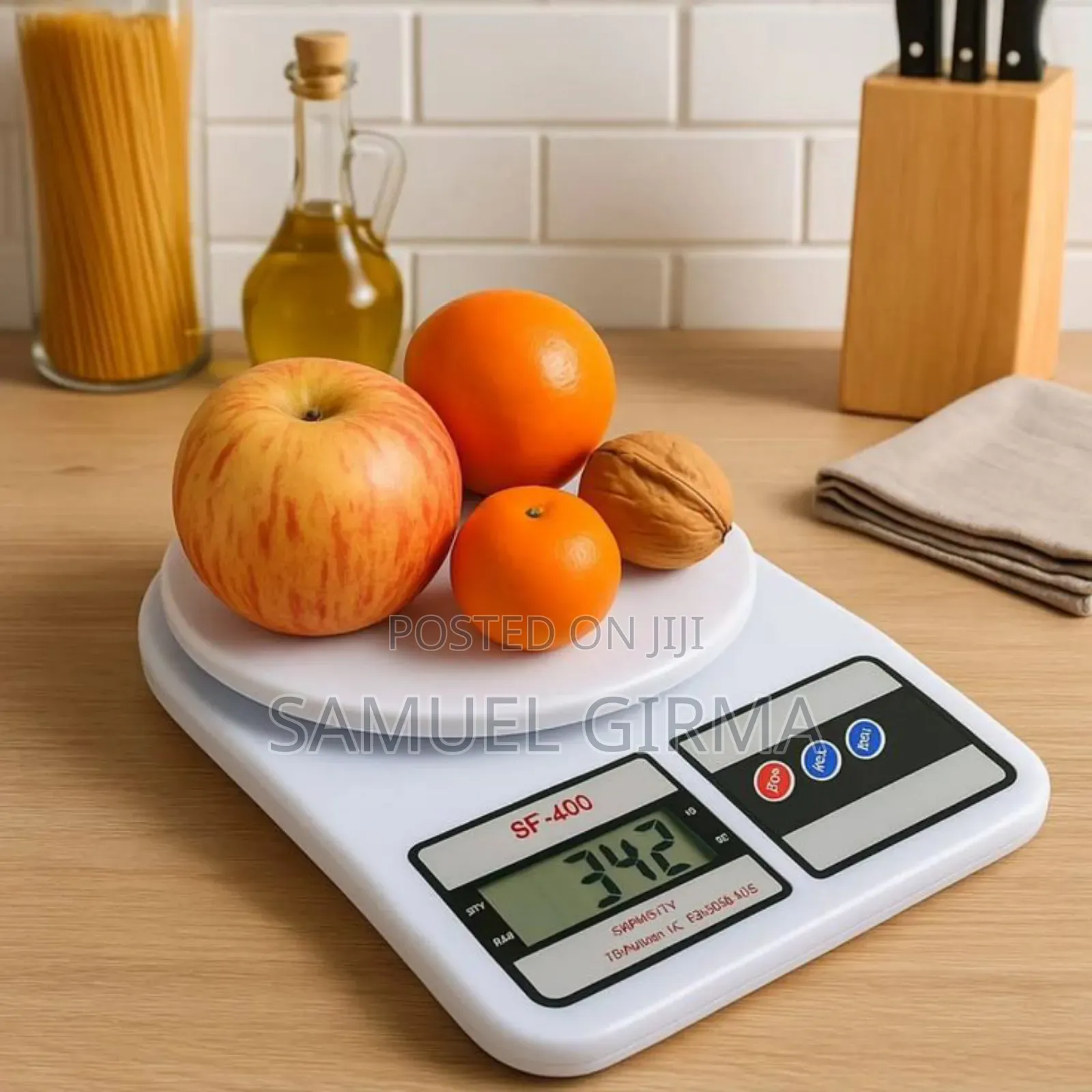 Model: Sf-400 የራሱ ባትሪ ያለዉ Electronic Kitchen Scale