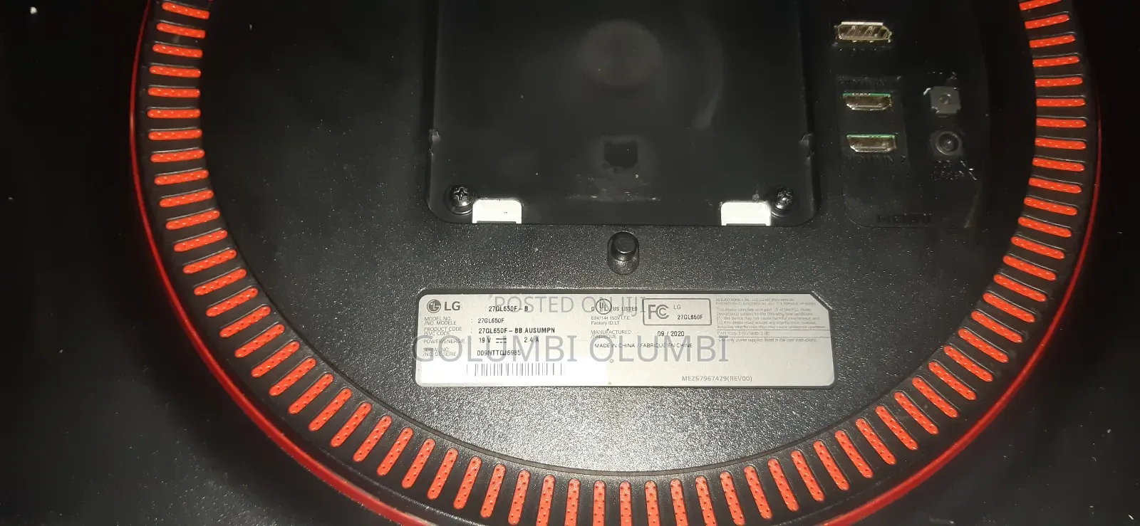 Lg 144hz Monitor(Board Change Needed)