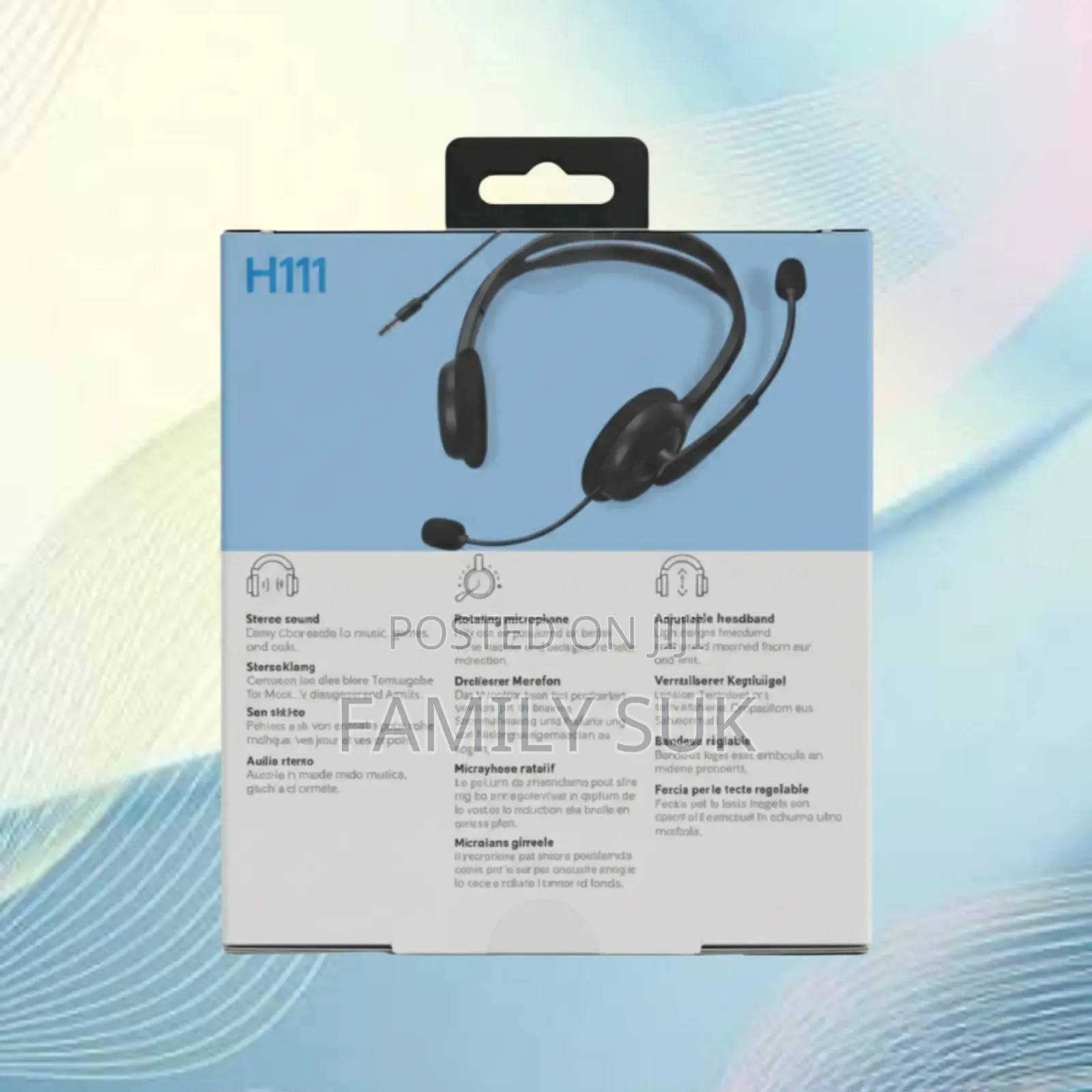 Logitech H111: Stereo Headset With Swivel Mic