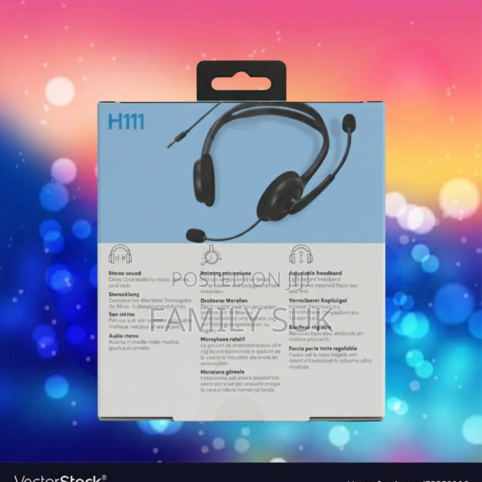 Logitech H111: Plug-and-Play 3.5mm Convenience