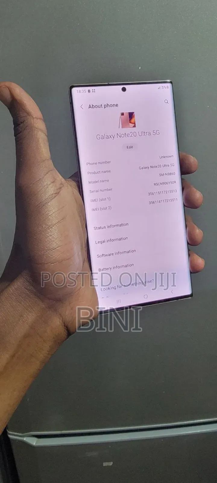 Samsung Galaxy Note 20 Ultra 256 GB Gold