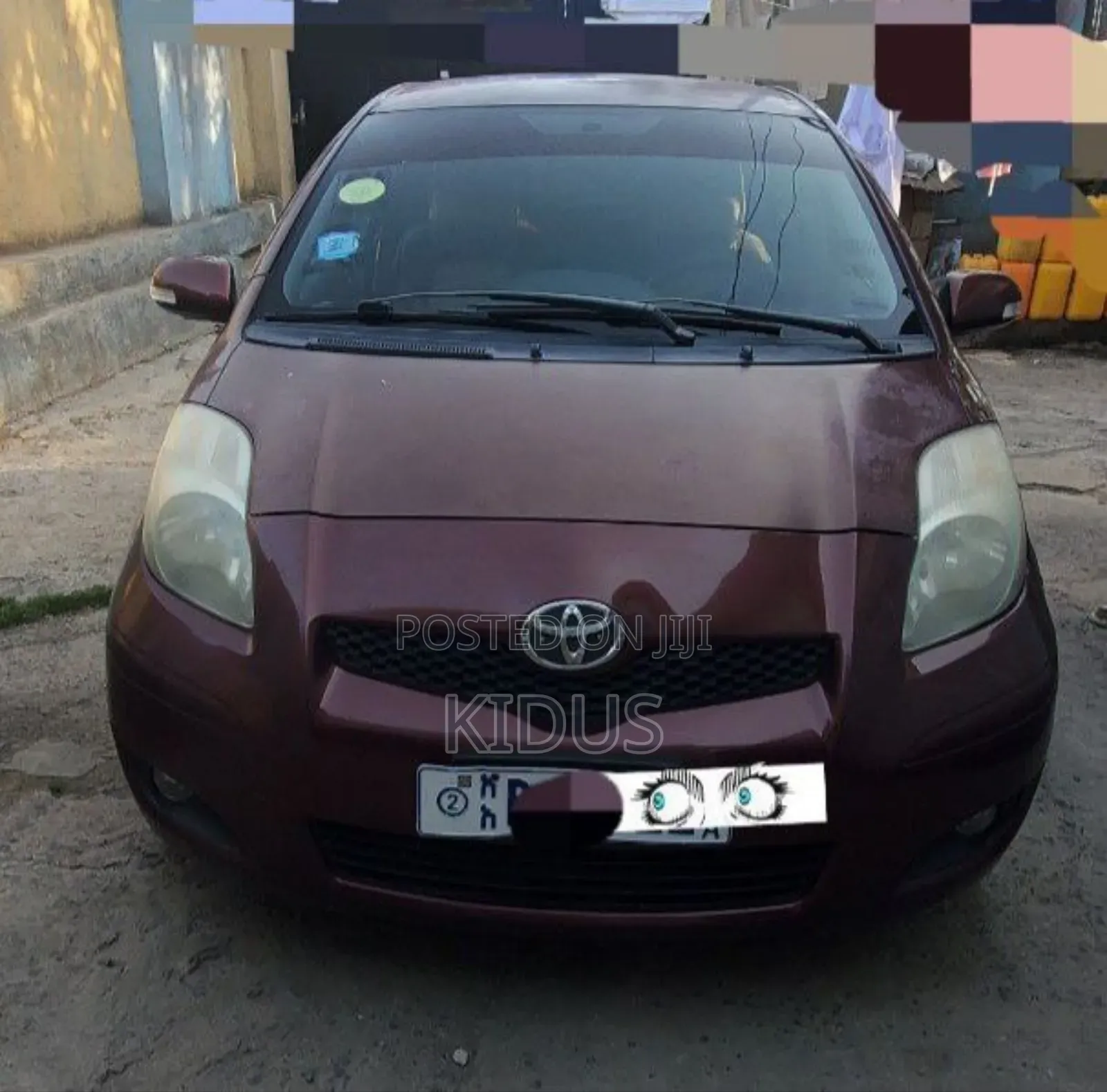 Toyota Yaris 2010 Burgundy